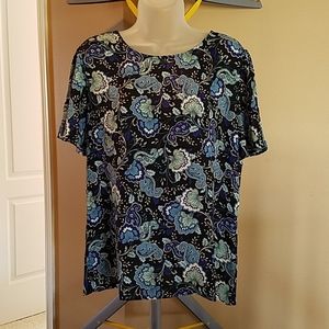 LOFT paisley/floral top